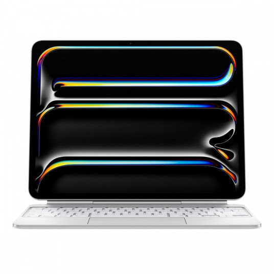 Magic Keyboard iPad Pro 13 tuuman (M4) - kansainvälinen suomenkielinen - valkoinen