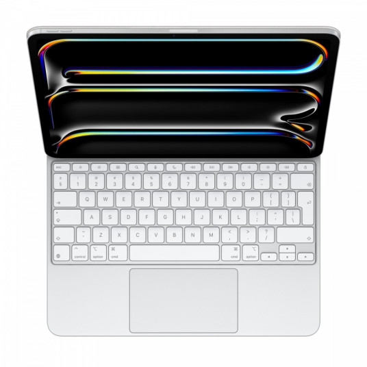 Magic Keyboard iPad Pro 13 tuuman (M4) - kansainvälinen suomenkielinen - valkoinen