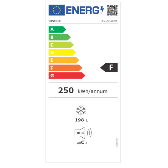 Pakastinlaatikko Hisense FC258D4AW1