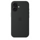 iPhone 16 Silicone Case with MagSafe - Black
