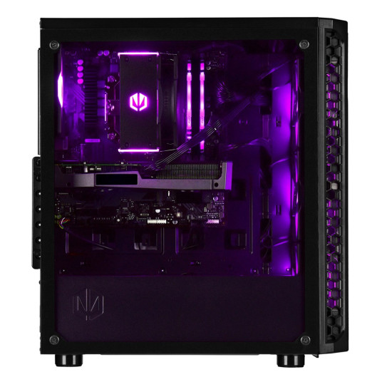 Actina 5901443404835 PC AMD Ryzen™ 7 8700F 32 GB DDR5-SDRAM 1 TB SSD NVIDIA GeForce RTX 4070 SUPER "Midi Tower" Musta