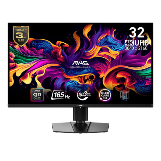 OLED-MONITORI 32"/MAG 321UP QD-OLED MSI