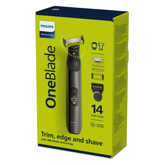 Philips OneBlade Pro 360 QP6551/15 Kasvojen ja vartalon karvojen trimmeri ja parranajokoneet