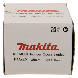 MAKITA STAPLES 18GA 5,7x38mm /5056pcs. GALVANIZED