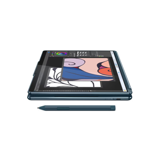 Lenovo | Yoga Book 9 13IMU9 | Tidal Teal | 13.3" | Kosketusnäyttö | 2880 x 1800 pikseliä | Kiiltävä | Intel Core i7 | 155U | 32 GB | LPDDR5x | SSD 1000 GB | Intel Graphics | Windows 11 Pro | 802.11ax | Bluetooth 5.3 | Näppäimistön kieli liettua | Takuu