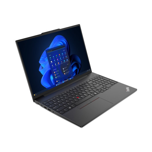 Lenovo ThinkPad E16 AMD Ryzen™ 5 7535HS Kannettava tietokone 40,6 cm (16") WUXGA 16 GB DDR5-SDRAM 512 GB SSD Wi-Fi 6E (802.11ax) Windows 11 Pro Musta