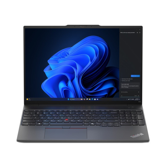 Lenovo ThinkPad E16 AMD Ryzen™ 7 7735HS Kannettava tietokone 40,6 cm (16") WUXGA 16 GB DDR5-SDRAM 512 GB SSD Wi-Fi 6E (802.11ax) Windows 11 Pro Musta