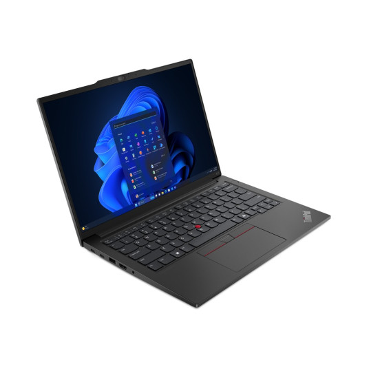 Lenovo ThinkPad E14 AMD Ryzen™ 5 7535HS Kannettava tietokone 35,6 cm (14") WUXGA 16 GB DDR5-SDRAM 512 GB SSD Wi-Fi 6E (802.11ax) Windows 11 Pro Musta