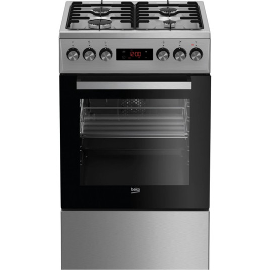 Kaasuliesi sähköuunilla Beko FSE52320DXD