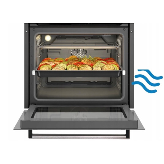 Kaasuliesi sähköuunilla Beko FSE52320DXD
