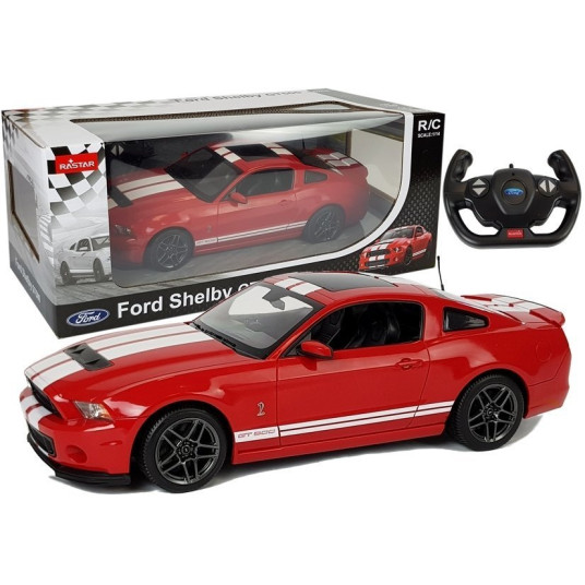 Auto R/C Ford Shelby Rastar 1:14, punainen