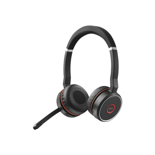 Kuulokkeet Jabra Evolve 75 SE UC Stereo With charging stand Black