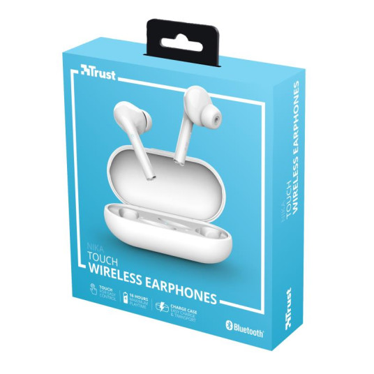 Kuulokkeet Trust Nika Touch White