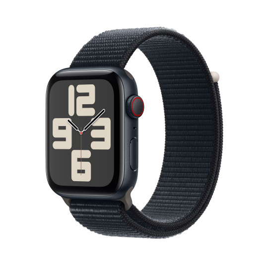 Älykello Apple Watch SE GPS + Cellular 44mm Midnight Aluminium Case with Midnight Sport Loop MRHC3ET/A