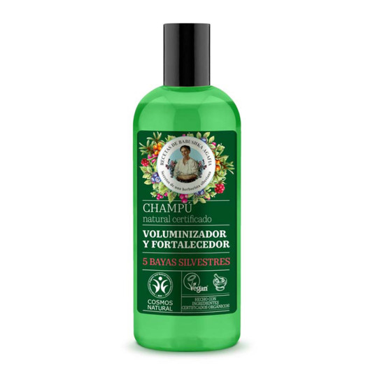 Green Agafia 5 Bays Silvestres Champu Voluminizador Natural 260ml