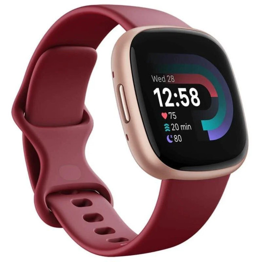 Älykello Fitbit Versa 4 Smart Watch, Beet/Copper Rose
