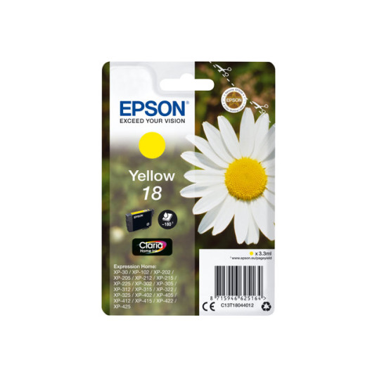 EPSON 18 mustepatruuna keltainen