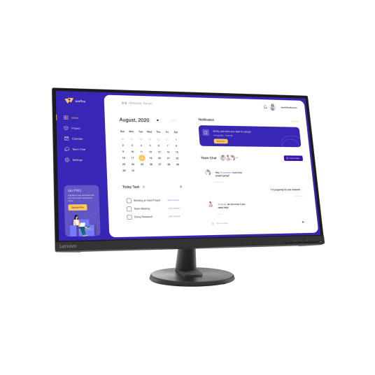 Lenovo C32u-40 LED-näyttö 80 cm (31,5") 3840 x 2160 pikseliä 4K Ultra HD Musta