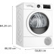 Bosch WTU876IHSN Serie 6 -kuivausrumpu