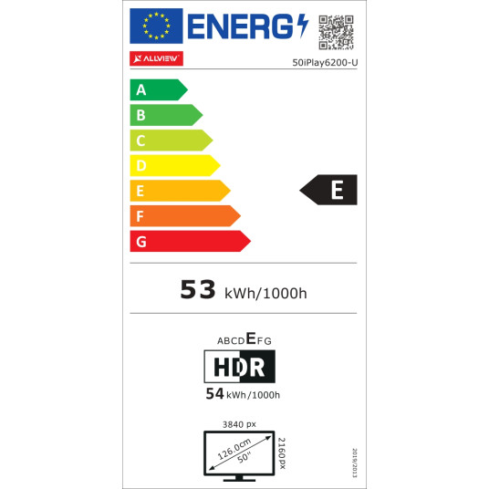 Televisio Allview 50iPlay6200-U UHD 50" Smart