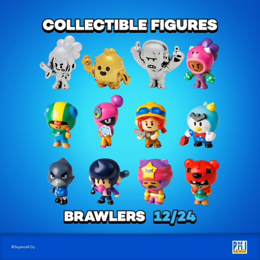 BRAWL STARS S1 FIGURES - 12 PACK DELUXE BOX VER.B