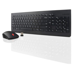 Lenovo Wireless Combo Keyboard & Mouse 510 2,4 GHz Wireless Nano USB, Näppäimistön asettelu Englanti, Musta