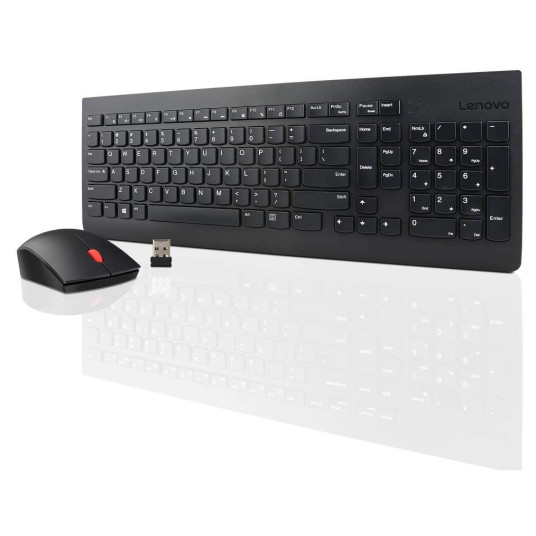 Lenovo Wireless Combo Keyboard &amp; Mouse 510 2,4 GHz Wireless Nano USB, Näppäimistön asettelu Englanti, Musta