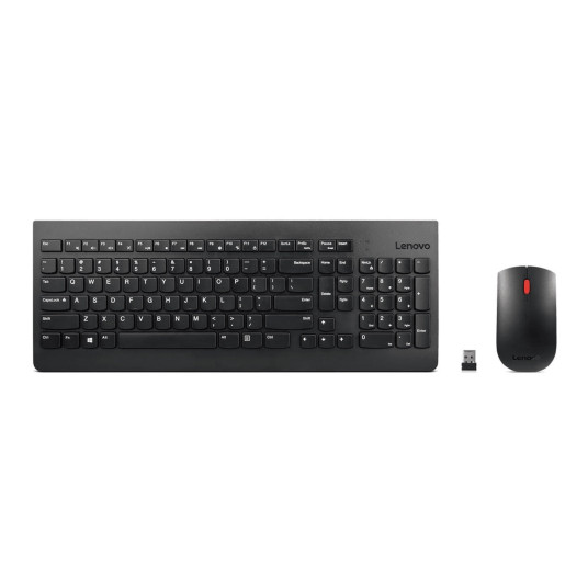 Lenovo Wireless Combo Keyboard & Mouse 510 2,4 GHz Wireless Nano USB, Näppäimistön asettelu Englanti, Musta