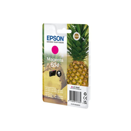 EPSON PINEAPPLE SINGLEPACK MAGENTA 604 MUSTE