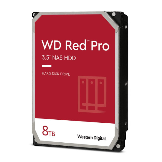 "WD Red Pro 8TB 6Gb/s SATA 3,5-tuumainen kiintolevy