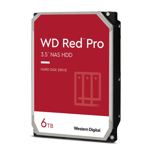 WD Red Pro 6TB 6Gb/s SATA HDD 3,5 tuuman kiintolevyasema