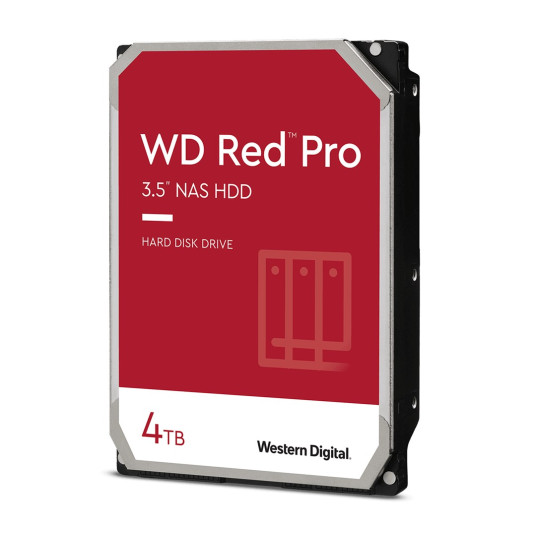 WD Red Pro 4TB 6Gb/s SATA HDD 3,5 tuumaa