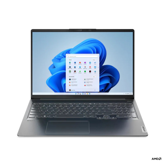 Lenovo IdeaPad 5 Pro 16ARH7 Storm Grey, 16", IPS, 2.5K, 2560 x 1600, Häikäisynesto, AMD Ryzen 5, 6600HS, 16 Gt, SSD 512 Gt, AMD Radeon 660M Graphics, Windows 8x21 Home1. versio 5.1, Näppäimistön kieli englanti, Näppäimistön taustavalo, Takuu 24