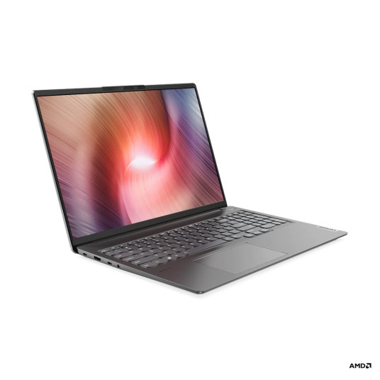Lenovo IdeaPad 5 Pro 16ARH7 Storm Grey, 16", IPS, 2.5K, 2560 x 1600, Häikäisynesto, AMD Ryzen 5, 6600HS, 16 Gt, SSD 512 Gt, AMD Radeon 660M Graphics, Windows 8x21 Home1. versio 5.1, Näppäimistön kieli englanti, Näppäimistön taustavalo, Takuu 24