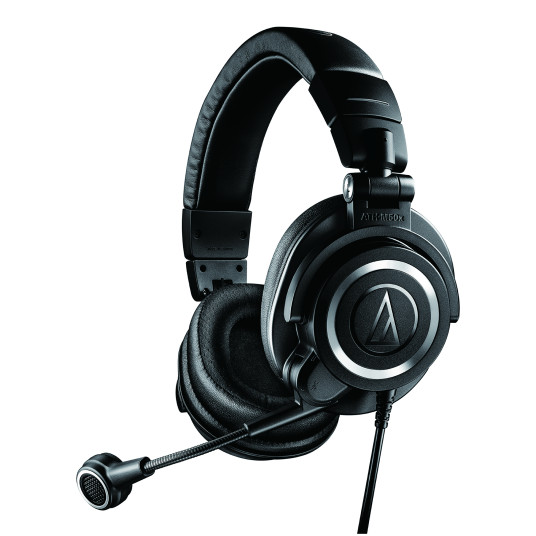 Audio Technica langalliset kuulokkeet M50xSTS-USB langallinen, over-ear, mikrofoni, 3-pin XLR-M, 3,5 mm, musta