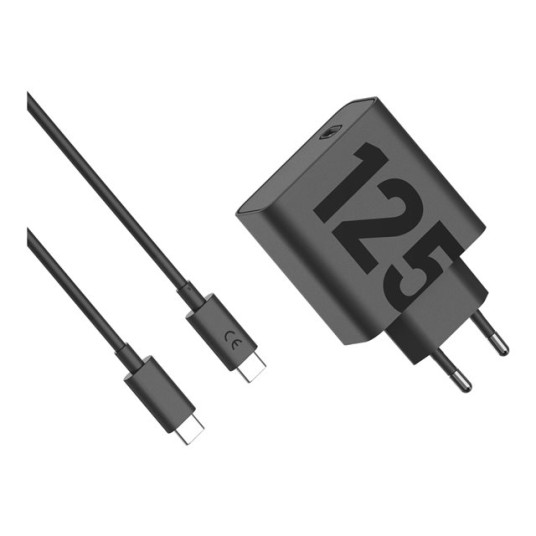 MOTOROLA Charger 125W EU with Cable Blck
