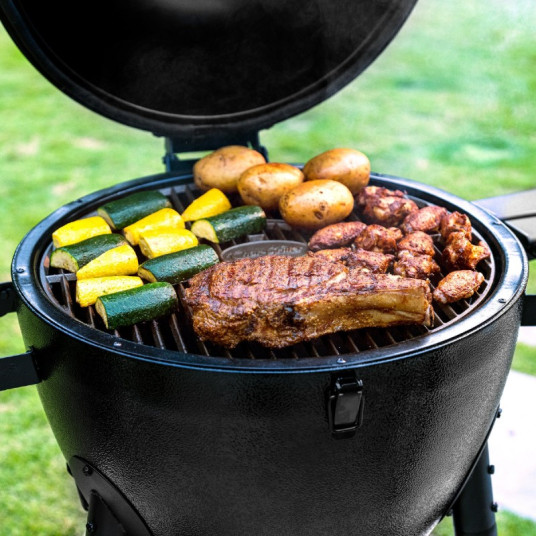 Hiilen ulkogrilli Kamado Char-Griller Akorn