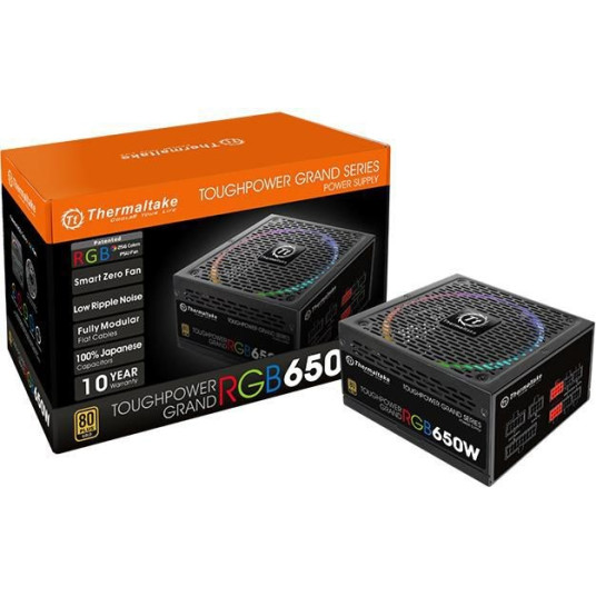 Modulaarinen virtalähde Toughpower Grand RGB 650W (80+ Gold, 4xPEG, 140mm)