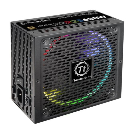 Virtalähde Toughpower Grand RGB Sync 650W Mod. (80+ Gold, 4xPEG, 140mm)