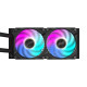 GIGABYTE AORUS WATERFORCE X II 240 CPU Universal Liquid Cooler 12 cm Musta