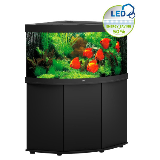 Akvaario LED kulma Trigon 350 musta SPEC