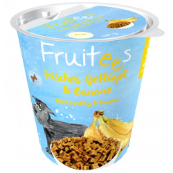 Koiran tai kissan herkku Fruitees 603500200, Banaanit, Siipikarja 200 g