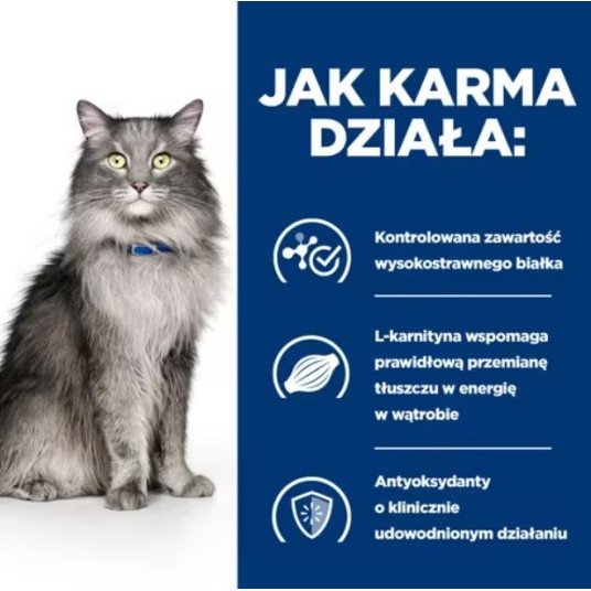 Hill's Prescription Diet l/d Liver Care kissan kuivamuonaa kananlihalla, 1,5 kg.