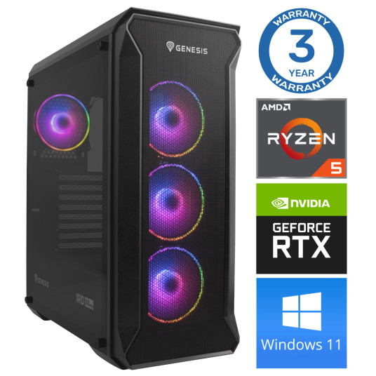 INTOP Ryzen 5 5600X 16GB 250SSD M.2 NVME+2TB RTX4070 SUPER 12GB WIN11