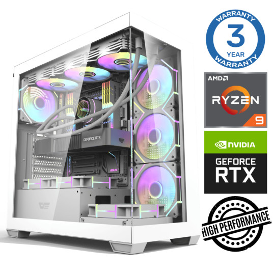 INTOP Ryzen 9 5900X 32GB DDR5 1TB SSD M.2 NVME RTX4060 8GB no-OS