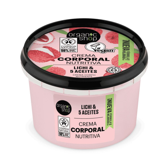 Luomukauppa Lychee Rosa Crema Corporal Nutritiva 250ml