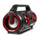Audiocore AC875 Bazooka Kannettava Bluetooth-kaiutin Boombox 30W (20W + 5Wx2) IPX4 Roiskesuojattu / Radio / microSD / Aux-In / USB / Valaistus / Mic Port