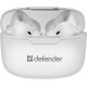 Kuulokkeet Defender Twins 903 White