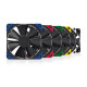 Noctua NF-F12 PWM chromax.black.swap Tietokoneen kotelotuuletin 12 cm Musta
