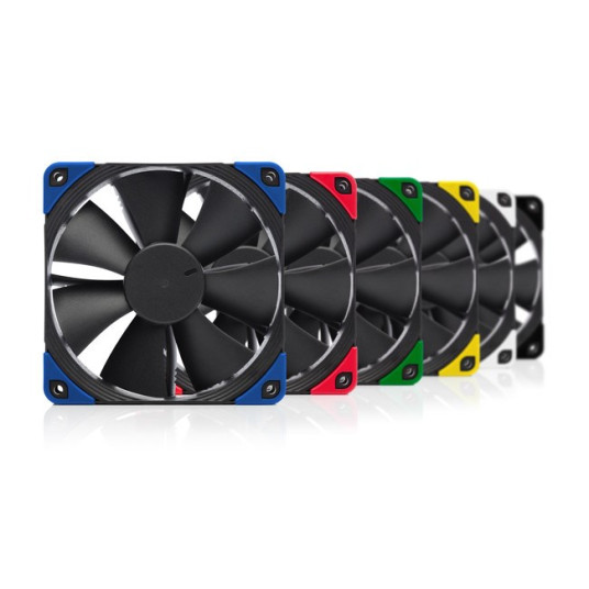 Noctua NF-F12 PWM chromax.black.swap Tietokoneen kotelotuuletin 12 cm Musta